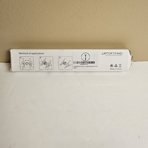 JTEN Laptop Stand, Laptop Holder Riser Computer Tablet Stand 6 Angles Adjustable - Picture 7 of 11